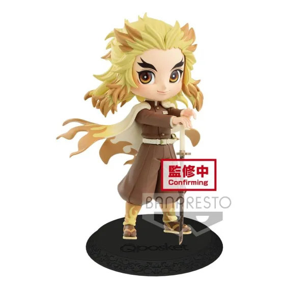 Q Posket Kyojuro Rengoku Figure Version B | Kimetsu No Yaiba: Demon ...