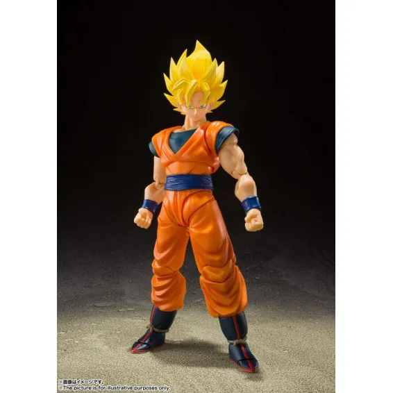 Figurine en PVC articulée Tamashii Nations Dragon Ball Z - S.H. Figuarts Super Saiyan Full Power Son Goku