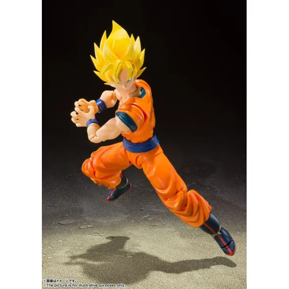 Figurine en PVC articulée Tamashii Nations Dragon Ball Z - S.H. Figuarts Super Saiyan Full Power Son Goku 3