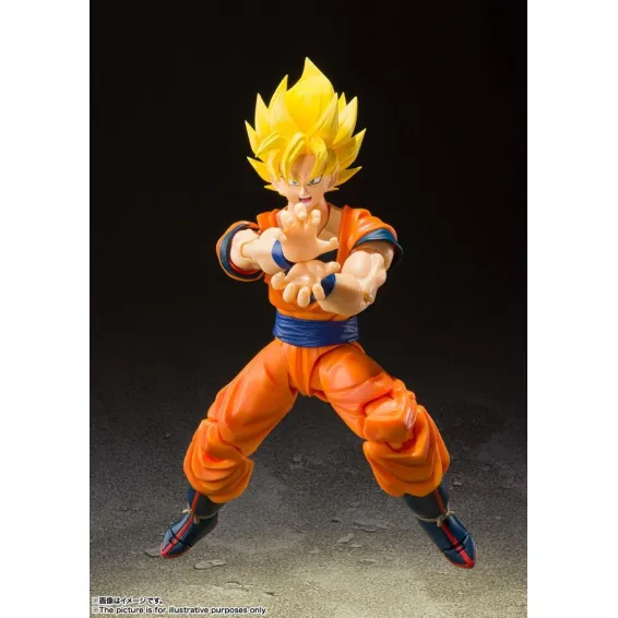 Figurine en PVC articulée Tamashii Nations Dragon Ball Z - S.H. Figuarts Super Saiyan Full Power Son Goku 4