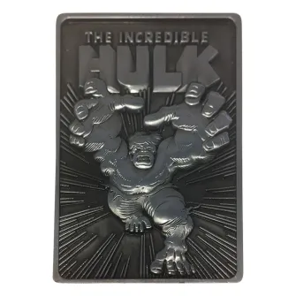 Plaque décorative Fanatik Marvel - Lingot The Hulk Limited Edition