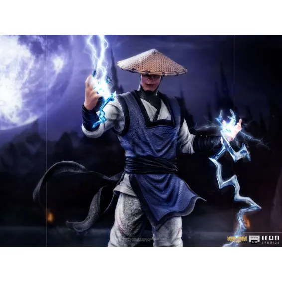 Figurine Iron Studios Mortal Kombat - Art Scale 1/10 Raiden 12