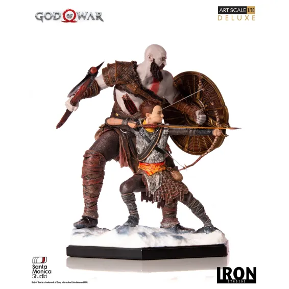 Figurine God of War - Deluxe Art Scale Kratos & Atreus 3