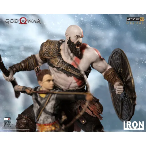 Figurine God of War - Deluxe Art Scale Kratos & Atreus 7