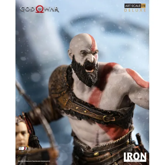 Figurine God of War - Deluxe Art Scale Kratos & Atreus 8