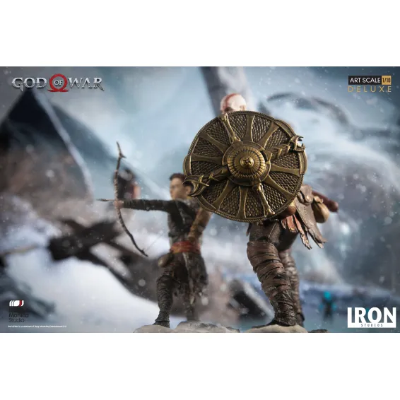 Figurine God of War - Deluxe Art Scale Kratos & Atreus 11