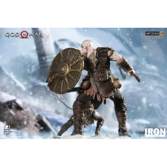 Figurine God of War - Deluxe Art Scale Kratos & Atreus 12