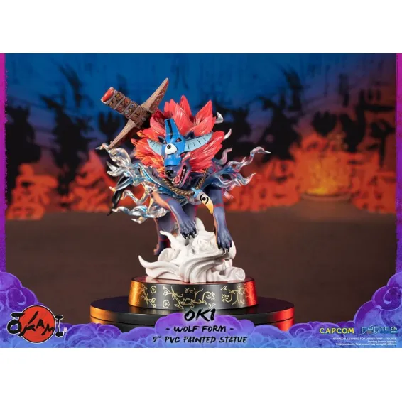 Okami - Oki (Wolf Form) Standard Edition First 4 Figures statue 4