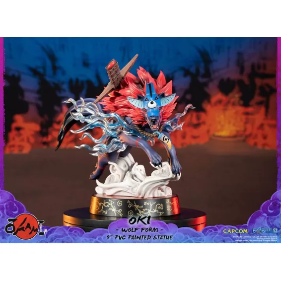 Okami - Oki (Wolf Form) Standard Edition First 4 Figures statue 3