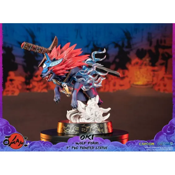 Okami - Oki (Wolf Form) Standard Edition First 4 Figures statue 5