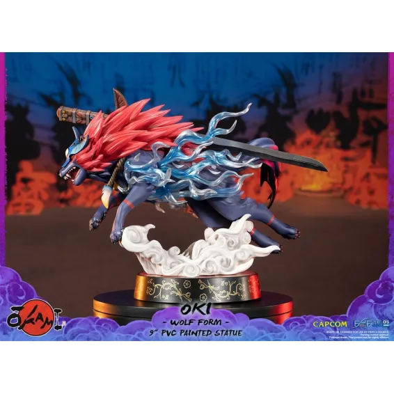 Okami - Oki (Wolf Form) Standard Edition First 4 Figures statue 6