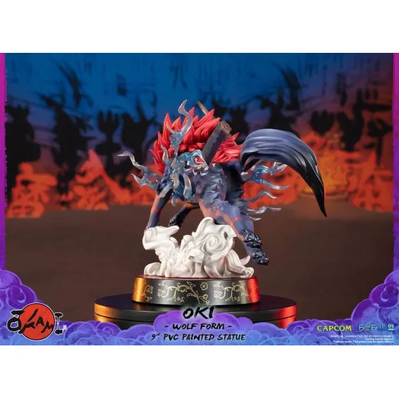 Okami - Oki (Wolf Form) Standard Edition First 4 Figures statue 8