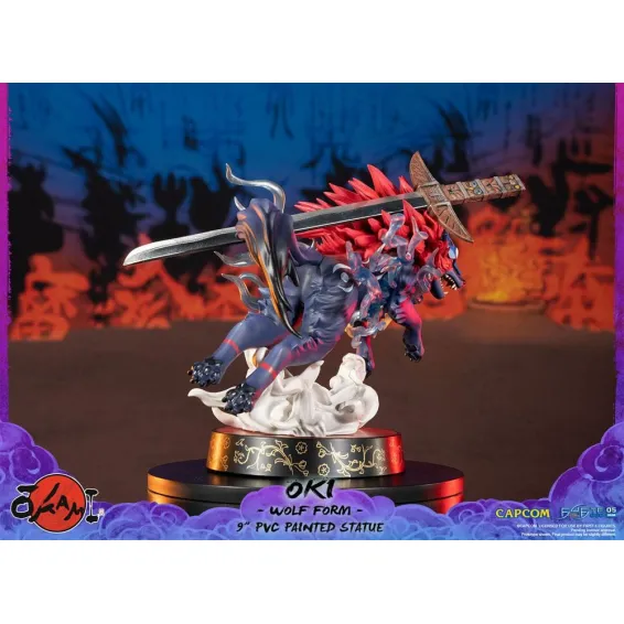 Okami - Oki (Wolf Form) Standard Edition First 4 Figures statue 9