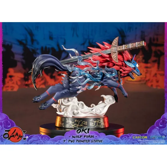 Okami - Oki (Wolf Form) Standard Edition First 4 Figures statue 10