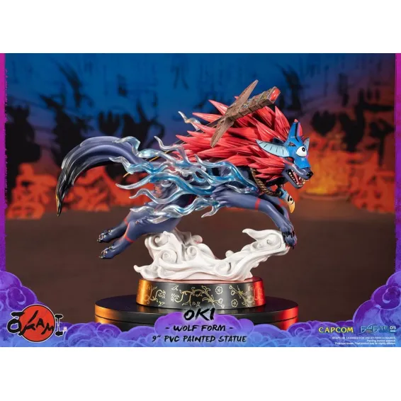 Okami - Oki (Wolf Form) Standard Edition First 4 Figures statue 11