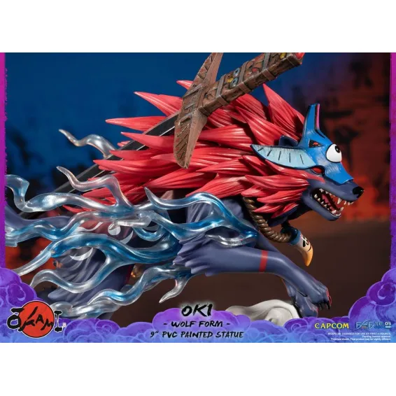 Okami - Oki (Wolf Form) Standard Edition First 4 Figures statue 12