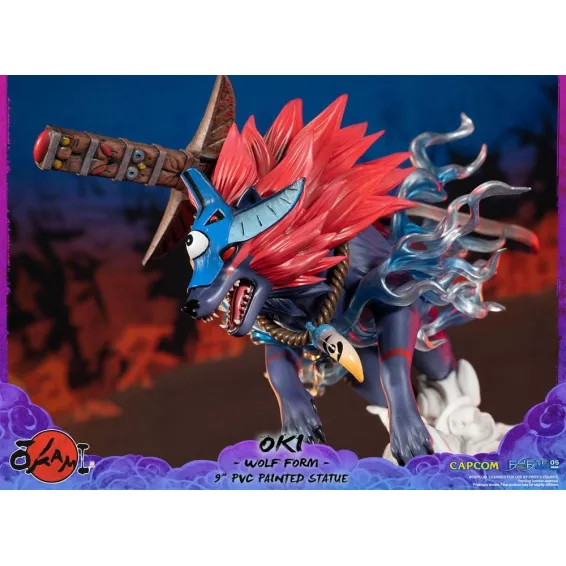 Okami - Oki (Wolf Form) Standard Edition First 4 Figures statue 13