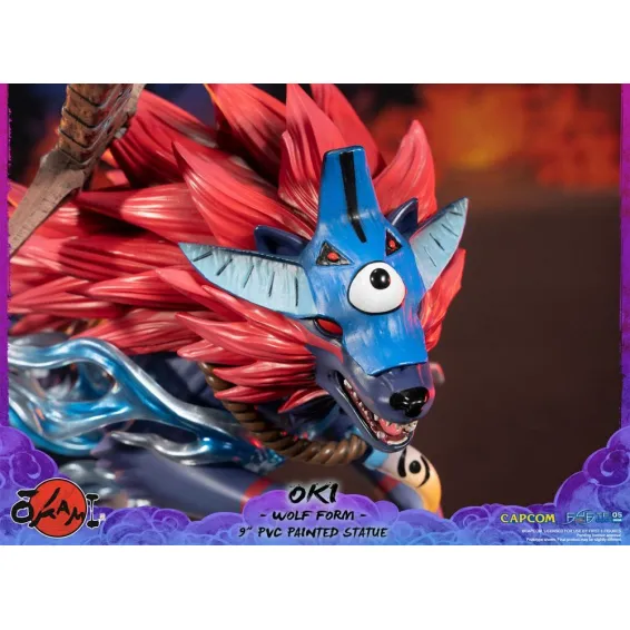 Okami - Oki (Wolf Form) Standard Edition First 4 Figures statue 20