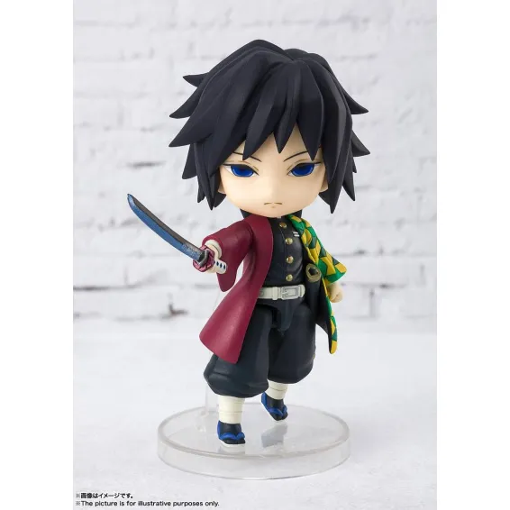 Kimetsu No Yaiba: Demon Slayer - Figuarts Mini - Figura Tomioka Giyu-Mizubashira Tamashii Nations - 1