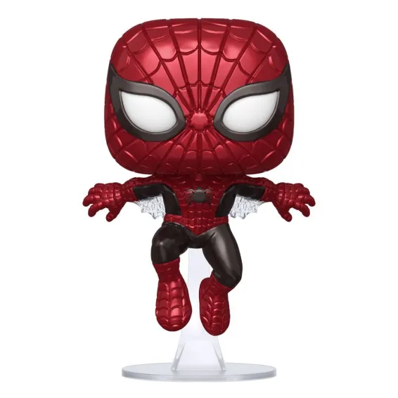 Figura Funko Marvel 80th - Spider-Man Metallic (First Appearance) Special Edition POP!