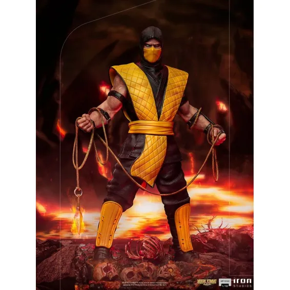 Figurine Iron Studios Mortal Kombat - Art Scale 1/10 Scorpion 11