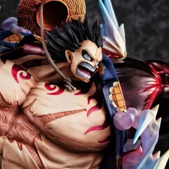 P O P Excellent Model Sa Maximum Monkey D Luffy Gear 4 Boundman Ver 2 Figure One Piece Figure Megahouse