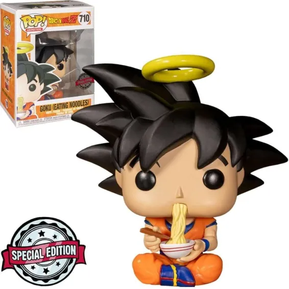 Figura Funko Dragon Ball Z - Goku Eating Noodles Special Edition POP!