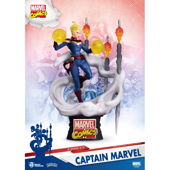 Figura Marvel Comics - D-Stage Captain Marvel