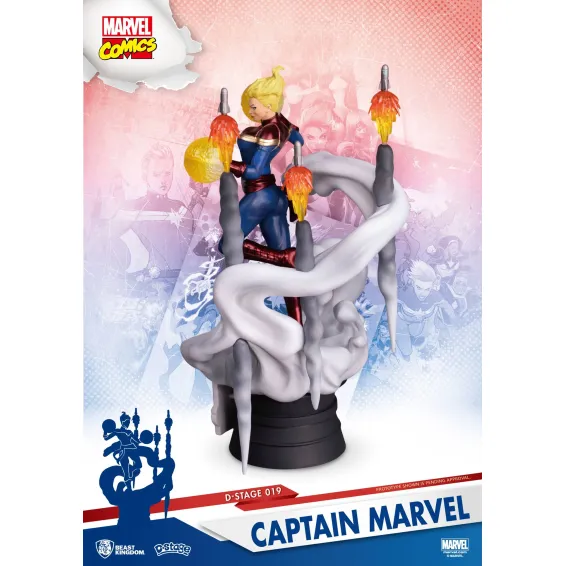 Figurine Marvel Comics - D-Stage Captain Marvel 2