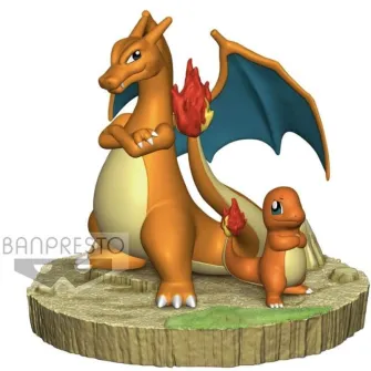 Figurine Banpresto Pokémon - Dracaufeu et Salamèche