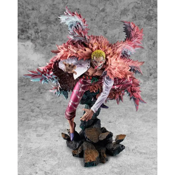 Portrait Of Pirates Excellent Model Sa Maximum Heavenly Demon Donquixote Doflamingo Figure One Piece Figure Megahouse