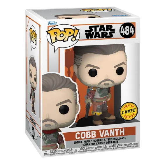 Figura Funko Star Wars: El mandaloriano - Cobb Vanth (posibilidades de Chase) POP! 4