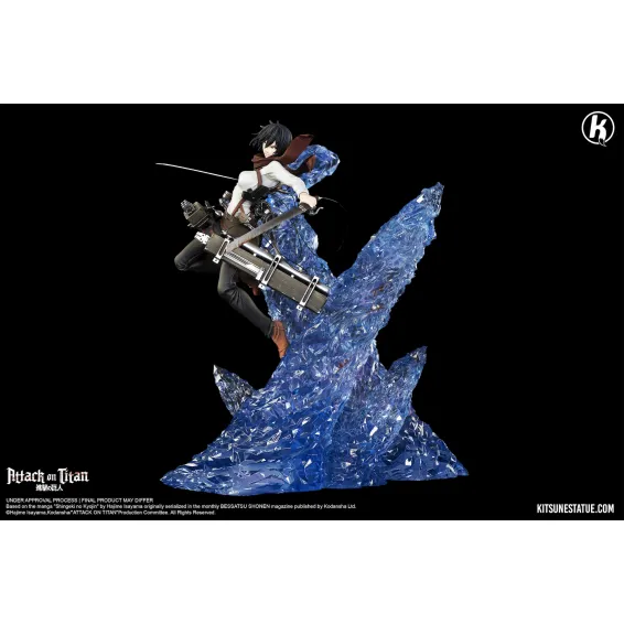 Figurine Kitsune Statue L'Attaque des Titans - Mikasa 2