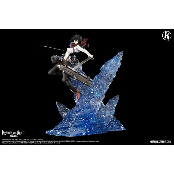 Figura Kitsune Statue Shingeki no Kyojin - Mikasa 3