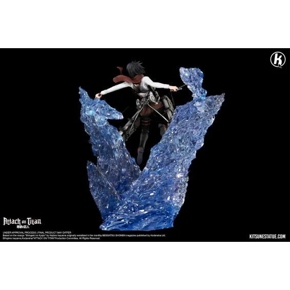 Figura Kitsune Statue Shingeki no Kyojin - Mikasa 6