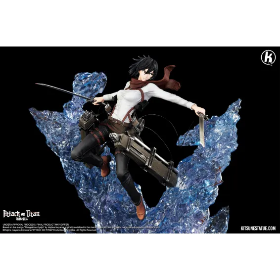 Figura Kitsune Statue Shingeki no Kyojin - Mikasa 9