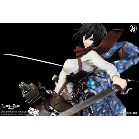 Figurine Kitsune Statue L'Attaque des Titans - Mikasa 20