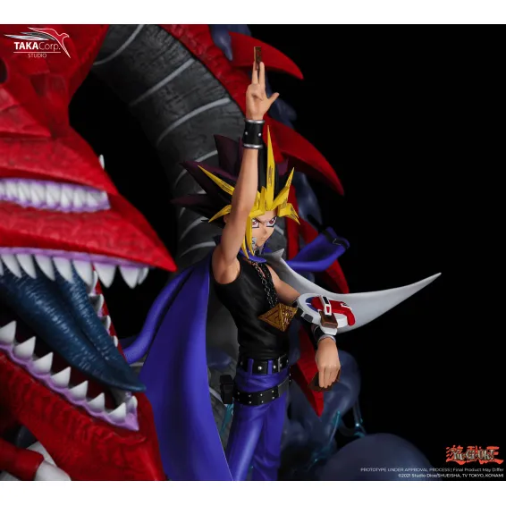 Yu-Gi-Oh! - Yami Yugi & Slifer The sky Dragon Taka Corp statue 4