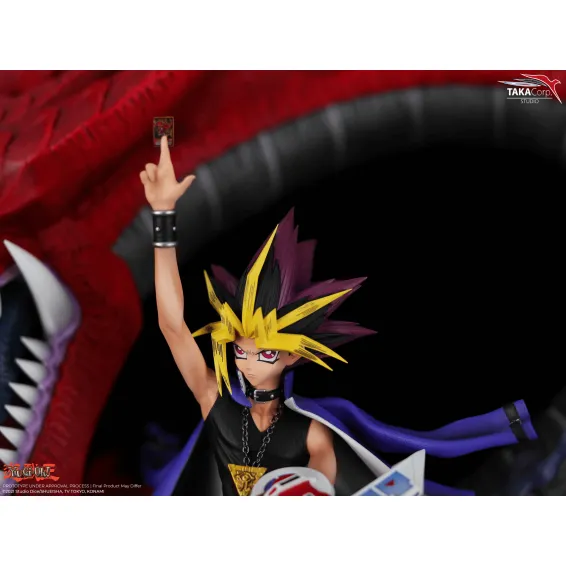 Yu-Gi-Oh! - Yami Yugi & Slifer The sky Dragon Taka Corp statue 7