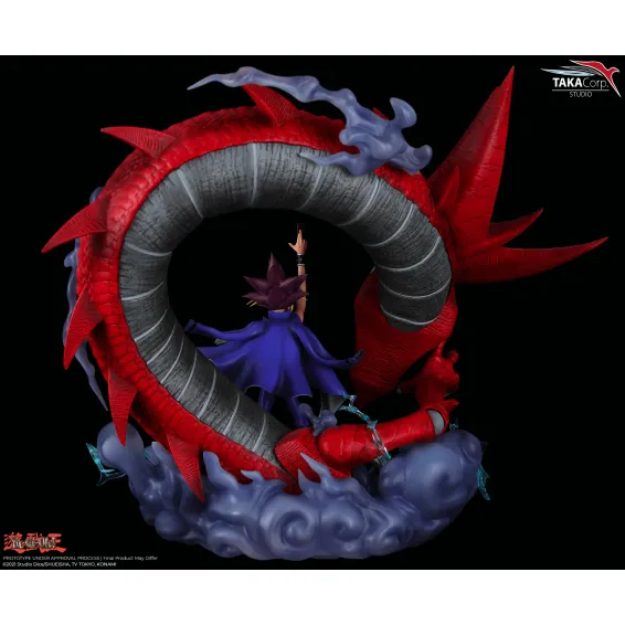 Yu-Gi-Oh! - Yami Yugi & Slifer The sky Dragon Taka Corp statue 8