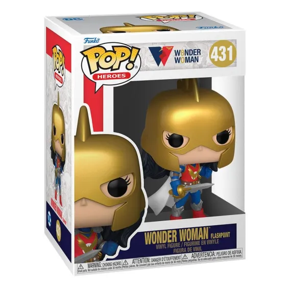 Figura Funko DC Comics Wonder Woman 80th - Wonder Woman (Flashpoint) POP! 2