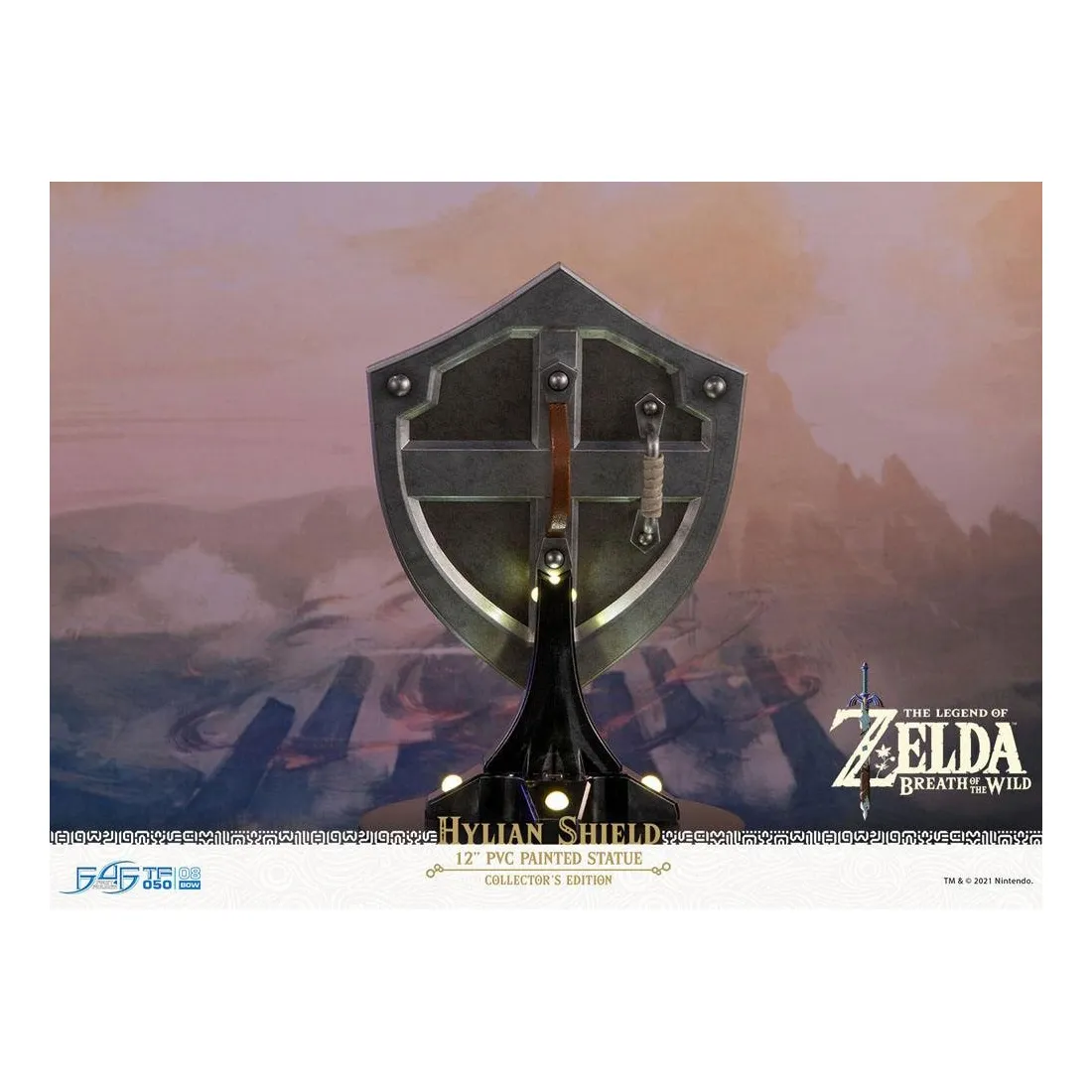 Hylian Shield Collectors Edition Figure The Legend Of Zelda Breath Of The Wild Figure First 1466