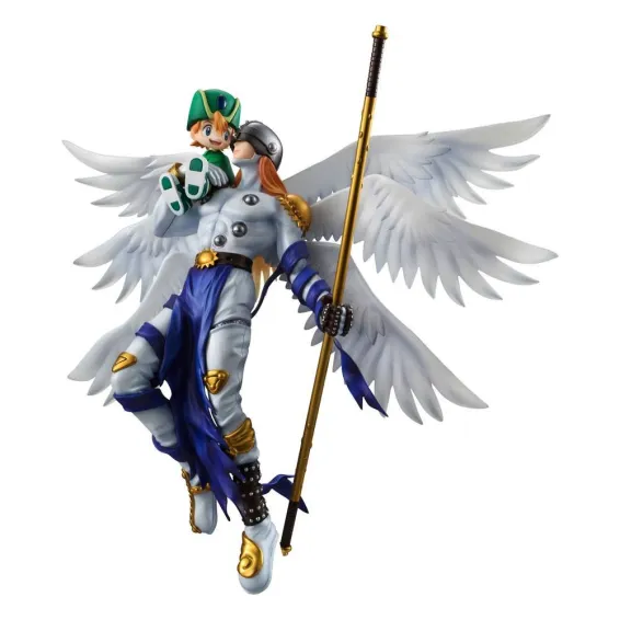 Digimon Adventure - G.E.M. Series - Figurine Angemon & Takaishi Takeru Megahouse - 1