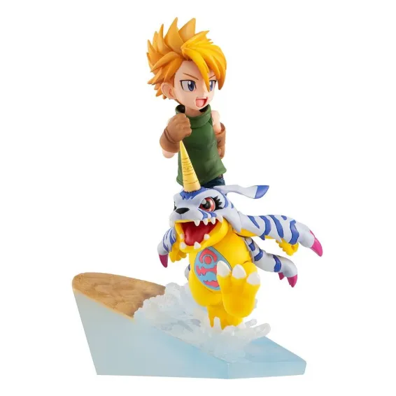 Figurine Megahouse Digimon Adventure - G.E.M. Series Yamato Ishida & Gabumon 2022 Ver. 4