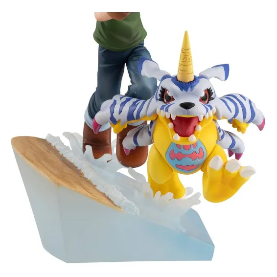 Figurine Megahouse Digimon Adventure - G.E.M. Series Yamato Ishida & Gabumon 2022 Ver. 6