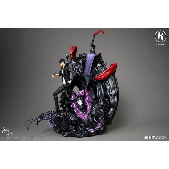 Figura Sung Jin Woo Figura Solo Leveling Kitsune Statue 7159