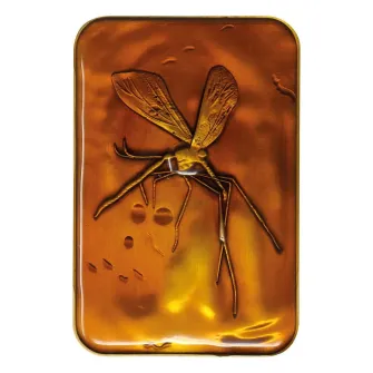 Jurassic Park - Lingot Mosquito in Amber Limited Edition