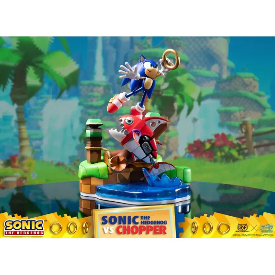 Figurine Sonic Generations - Sonic The Hedgehog vs Chopper Diorama 2