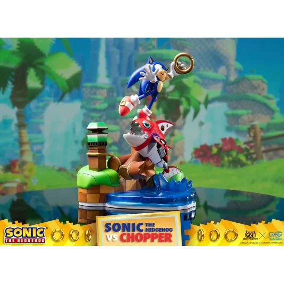 Figurine Sonic Generations - Sonic The Hedgehog vs Chopper Diorama 3