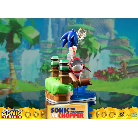 Figurine Sonic Generations - Sonic The Hedgehog vs Chopper Diorama 4